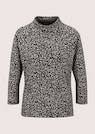 Gemustertes Sweatshirt mit Stehkragen thumbnail 6
