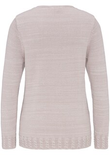 Stilvoller Jacquardpullover in schöner Melange-Optik thumbnail 5