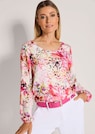 Bluse mit Blumen und Leo Print thumbnail 7