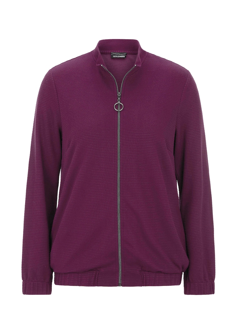 Weiche Jerseyjacke in Blouson-Optik