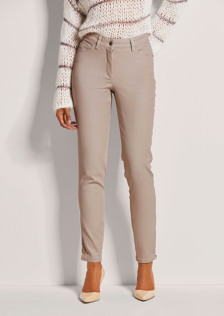 Beschichtete Skinny-Jeans