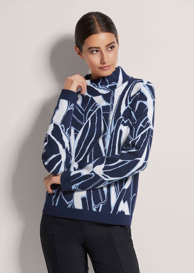 Jacquard-Pullover