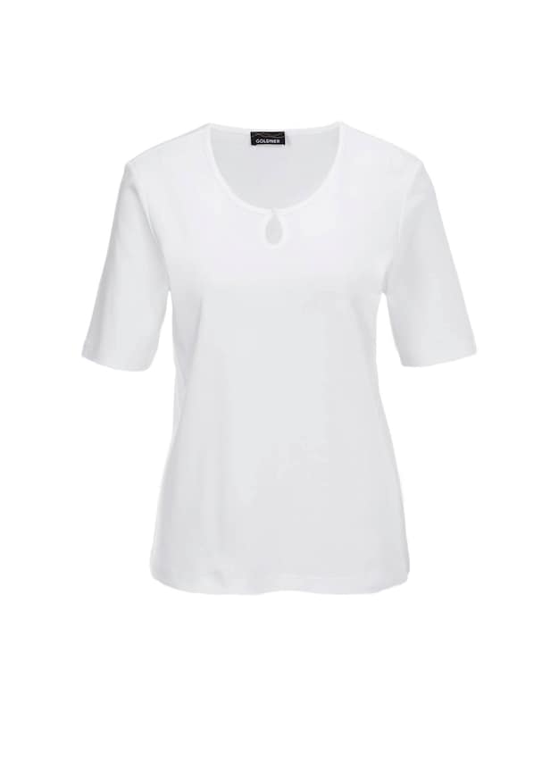 Basic T-Shirt aus reiner Baumwolle 3