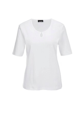 valkoinen Perus-T-paita puhdasta puuvillaa