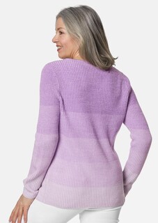 Leichter Strickpullover mit modernem Farbverlauf thumbnail 3