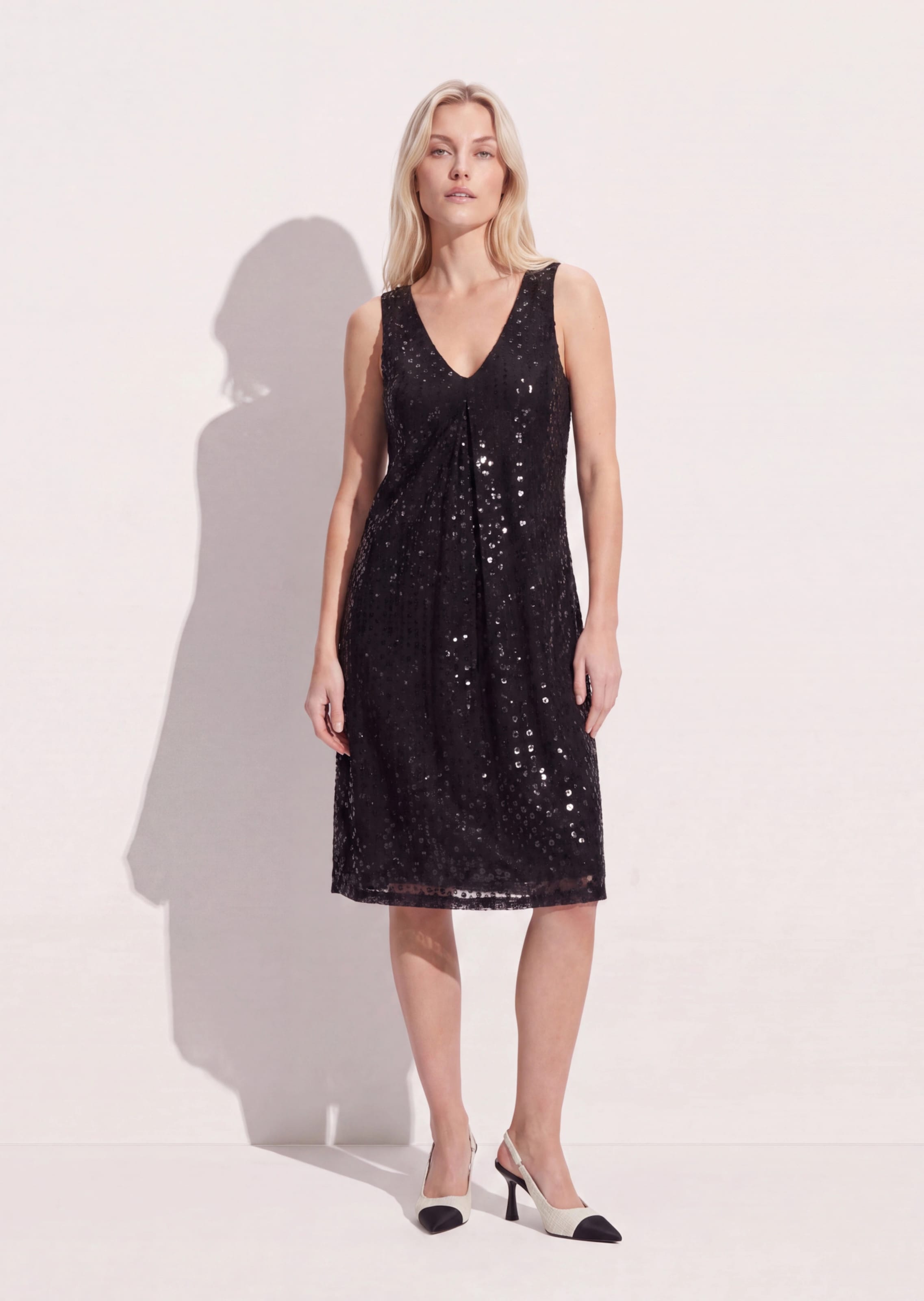 Paillettenkleid in A-Linie
