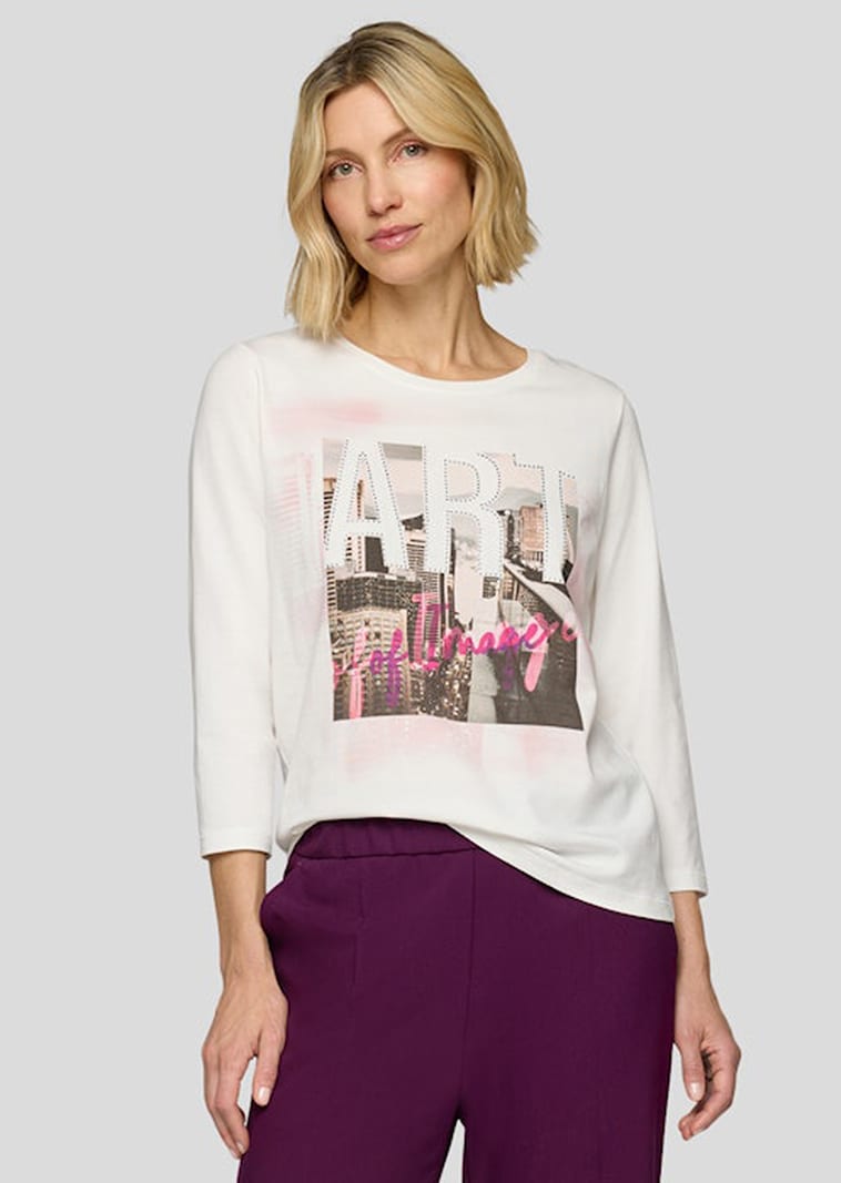 Baumwollshirt mit Frontmotiv