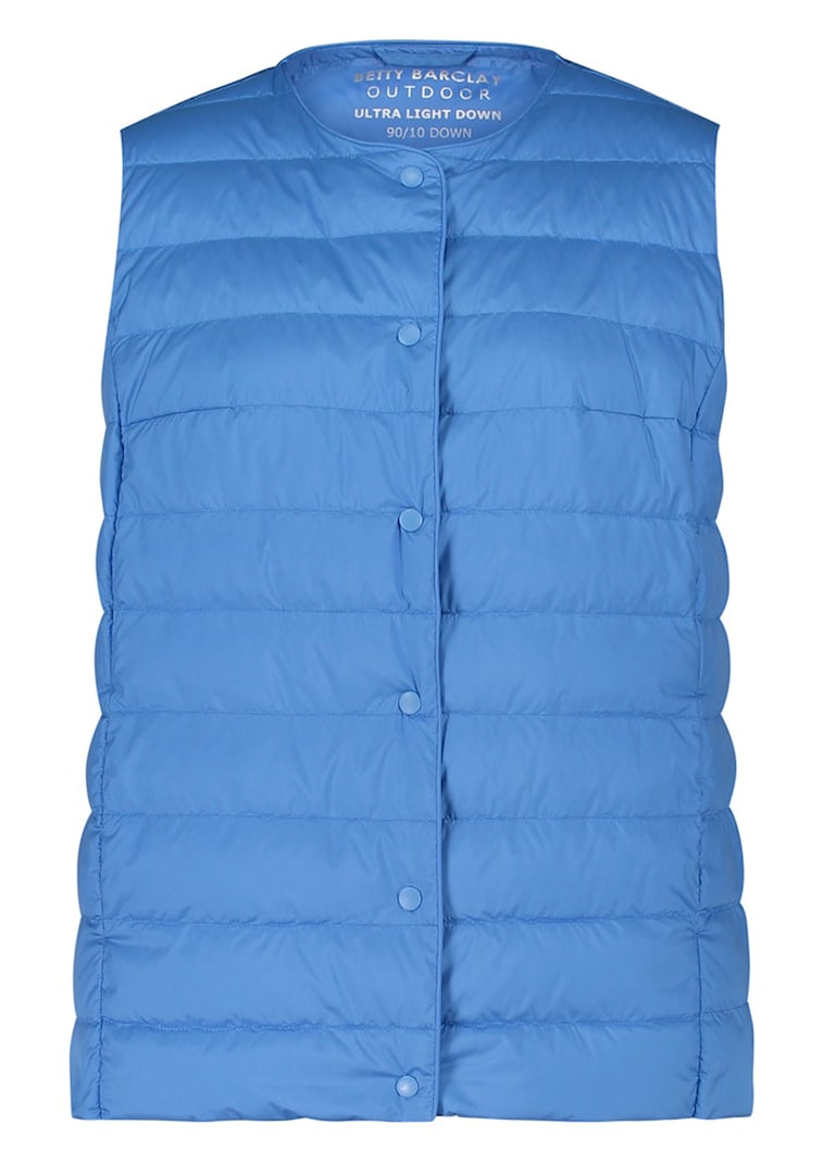 Licht donzen vest met zakken