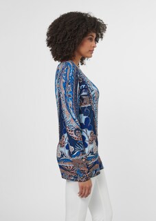Long-sleeved jumper with paisley pattern thumbnail 4