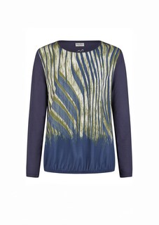 Blusenshirt im Materialmix thumbnail 4