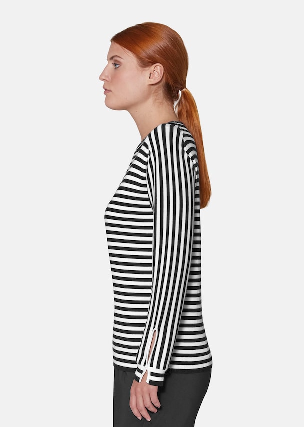 Striped jumper with long sleeves 3