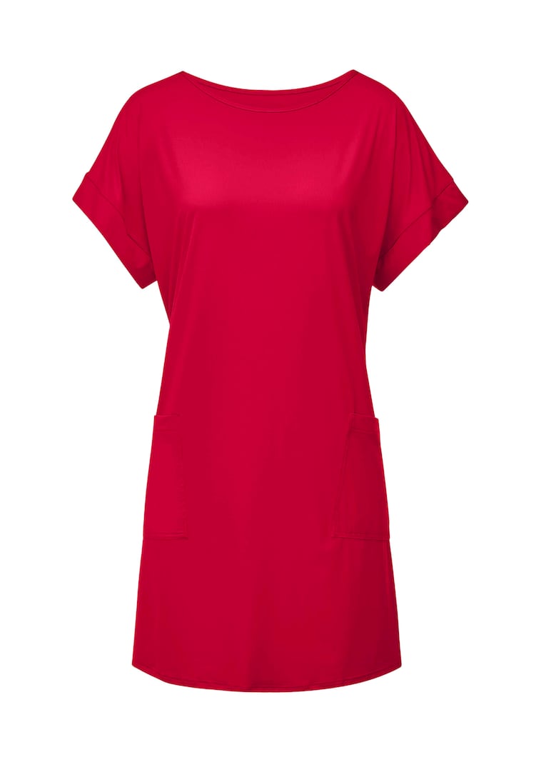 Legeres Strandkleid aus glatter Funktionsware