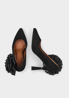 Pumps mit außergewöhnlichem Blüten-Ornament thumbnail 2