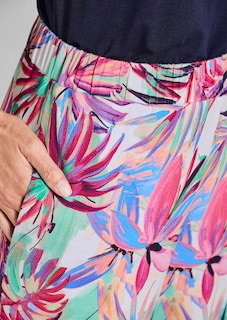 Jersey-Culotte VERA mit Palmenprint thumbnail 5