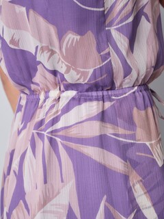 Kleid mit Tunnelzug in der Taille thumbnail 4