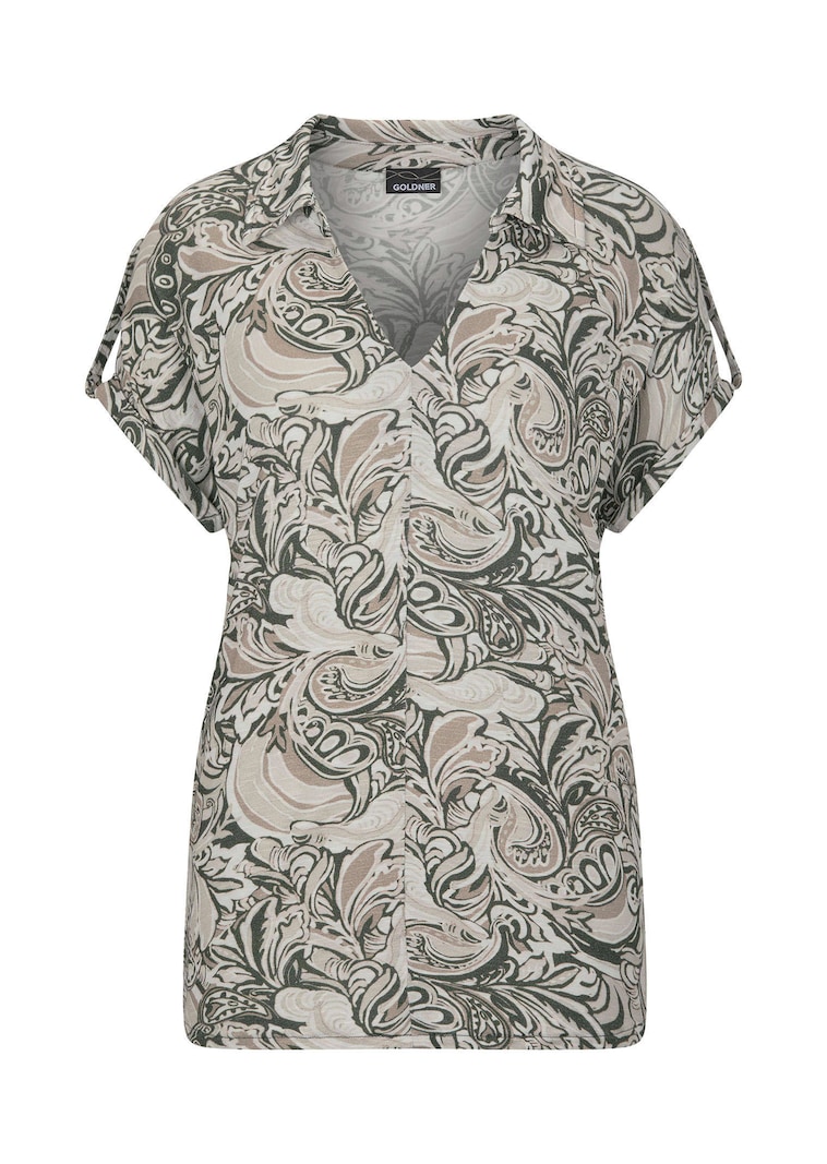 T-shirt en jersey avec base élastique