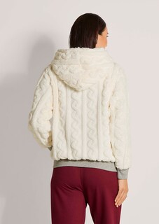 Kuschelige Fleecejacke mit Kapuze thumbnail 2