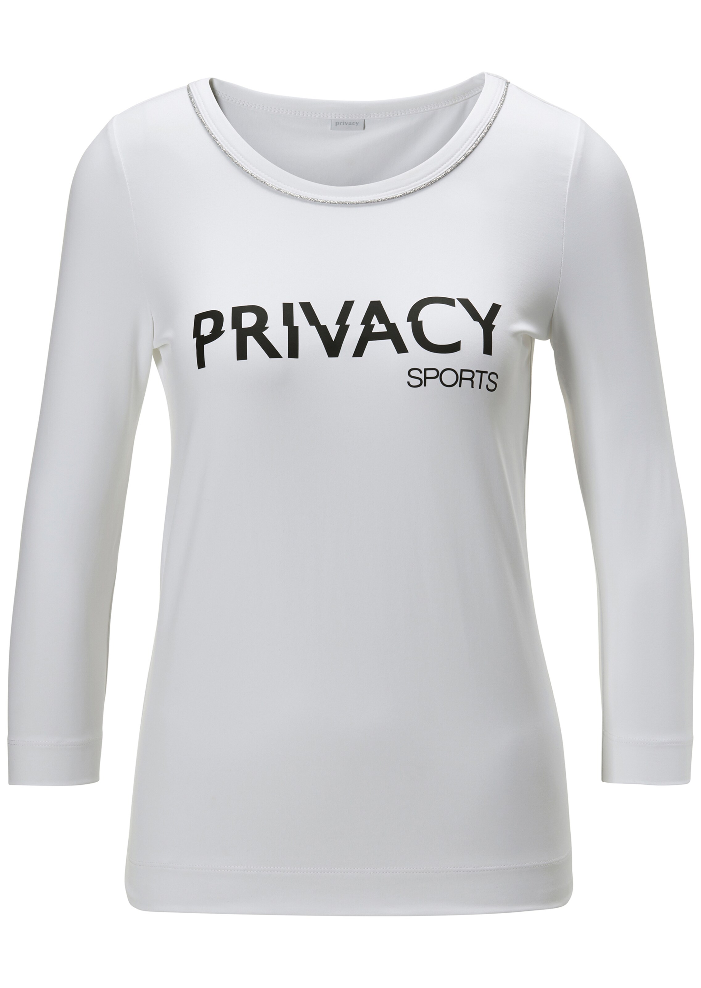 Shirt mit Privacy Sports-Schriftzug