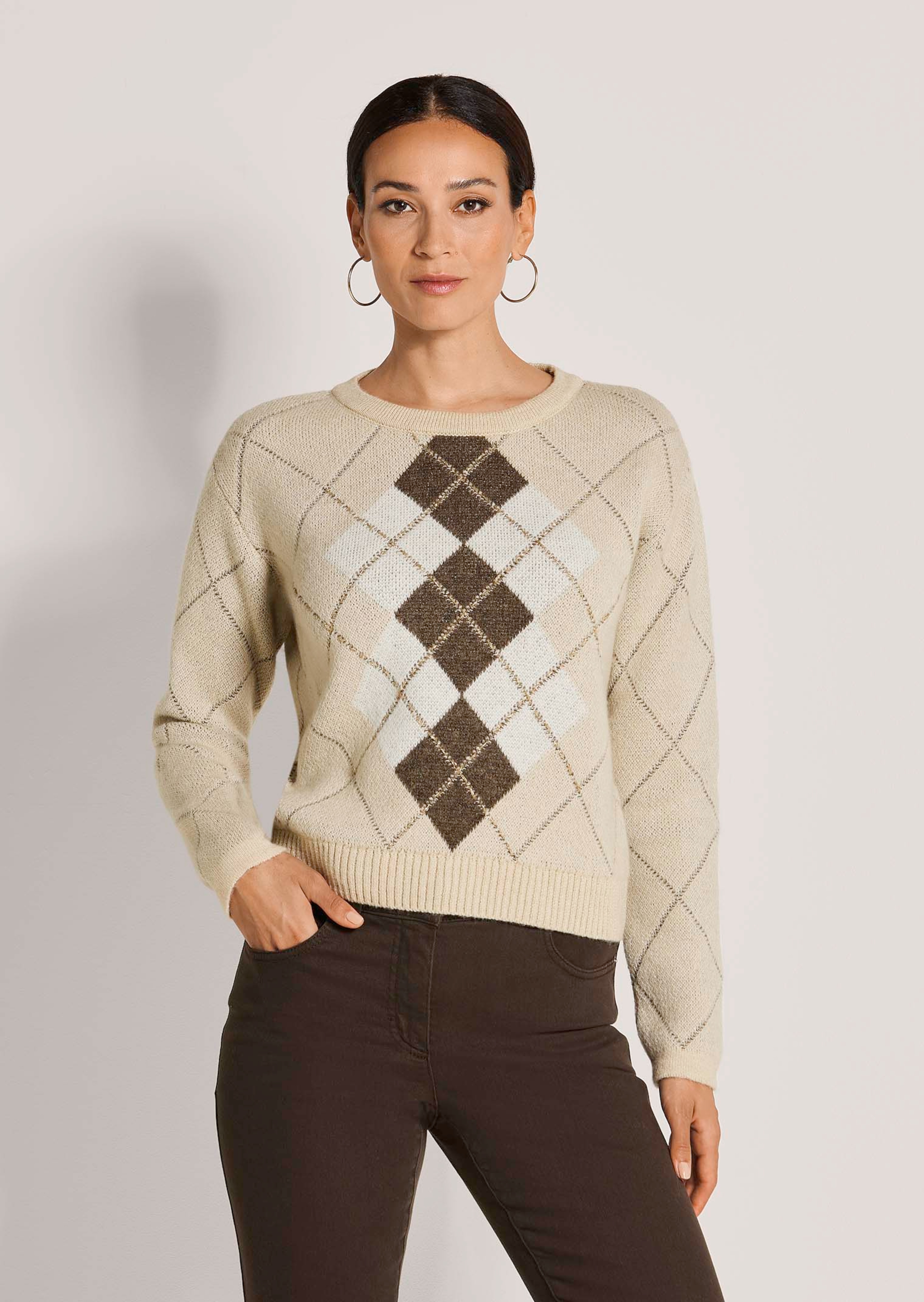 Pullover mit Argyle-Muster