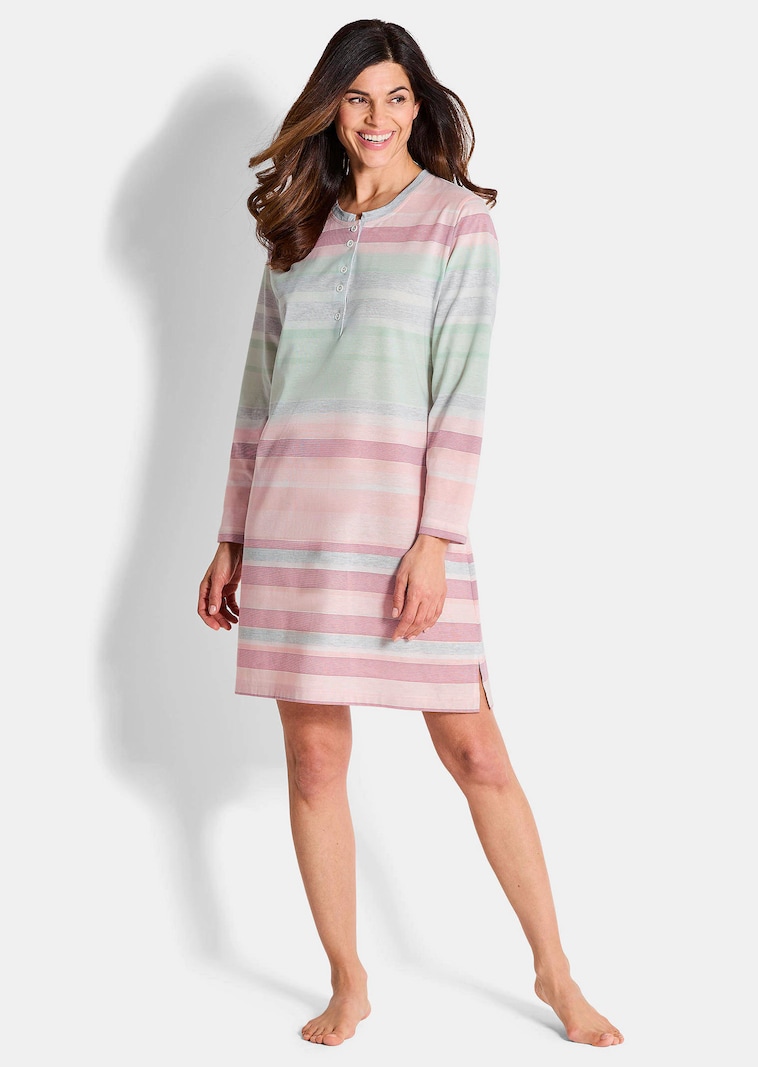 3-tlg. Nachtwäsche-Set aus Baumwolle