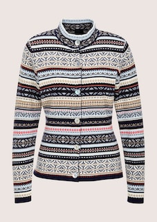 Cardigan jacquard à motif norvégien thumbnail 6