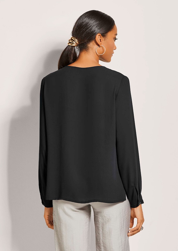 Leichte Rundhals-Bluse 2