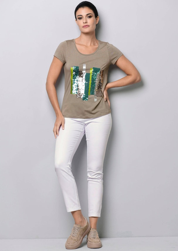 Shirt mit Druck im Vorderteil 1