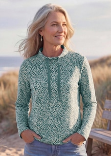 Sweatshirt aus flauschigem Jersey thumbnail 7
