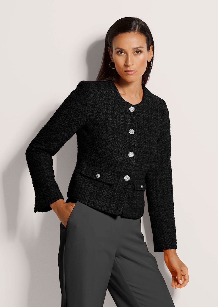 Kurzer Tweed-Blazer