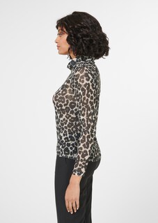 Langarm-Shirt mit Leoprint thumbnail 4