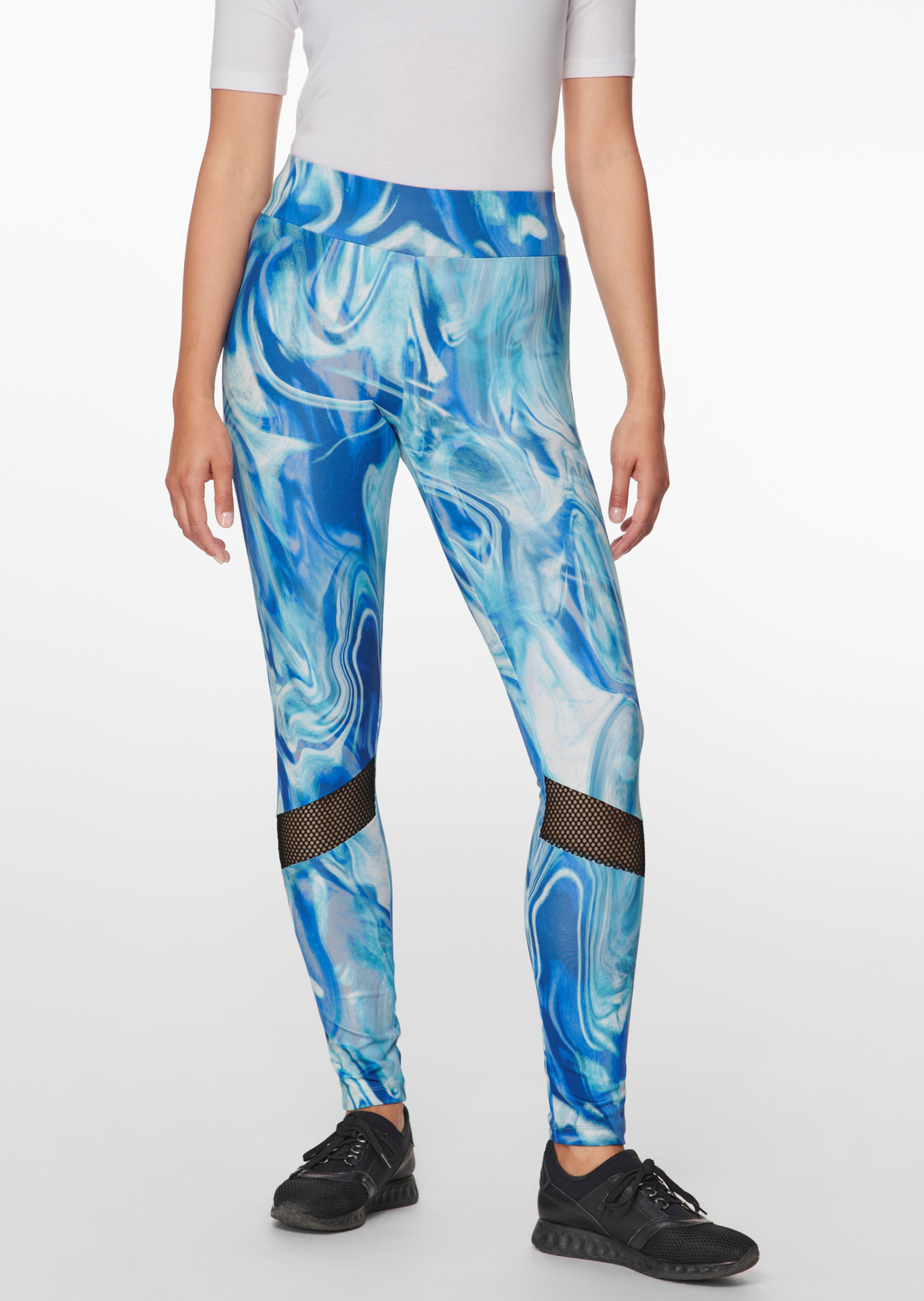 Leggings mit coolen Netzeinsätzen