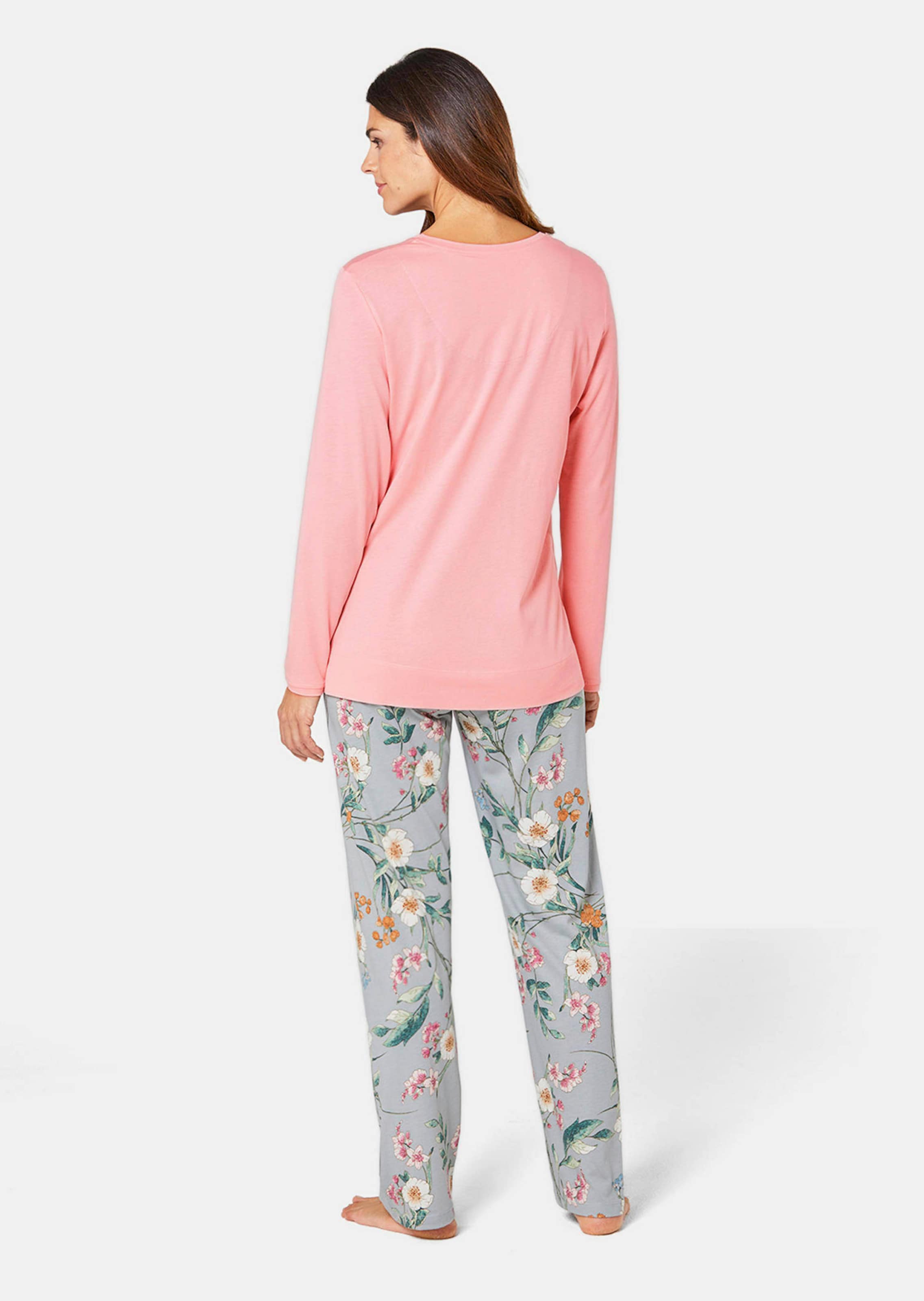 Pyjama - rosé / gris / à motifs - Gr. 23/24 de Goldner Fashion