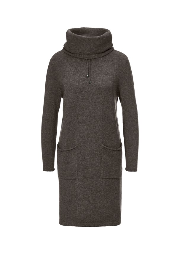 Knitted dress with wide turtleneck 5