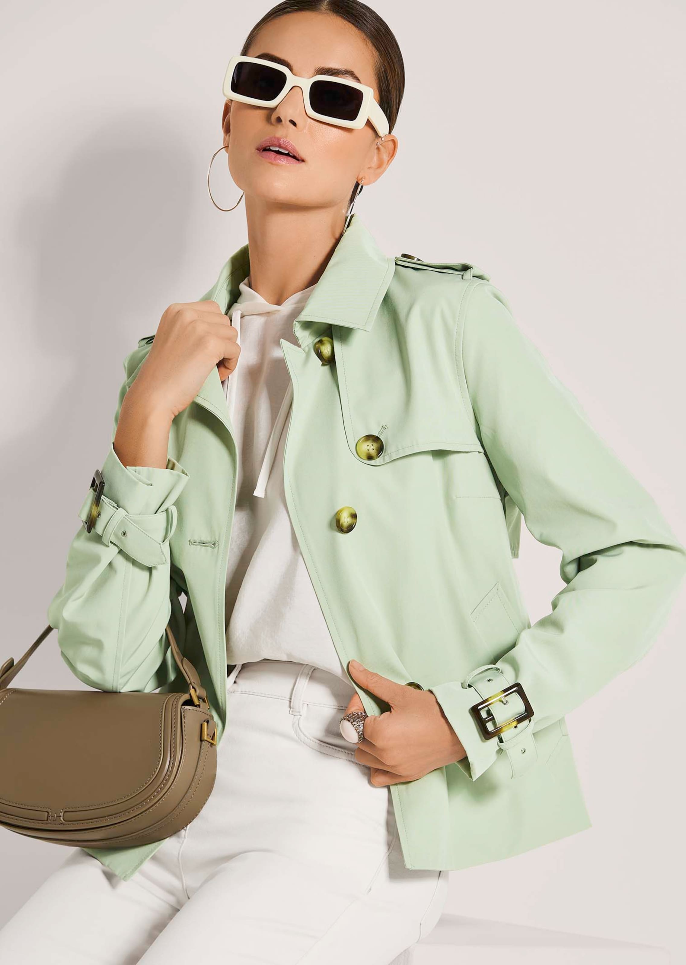 ジャケット・アウター YOKE REVERSIBLE TRENCH COAT SAGE GREEN AIKO Trench Coat Sage – 4TH ARQ