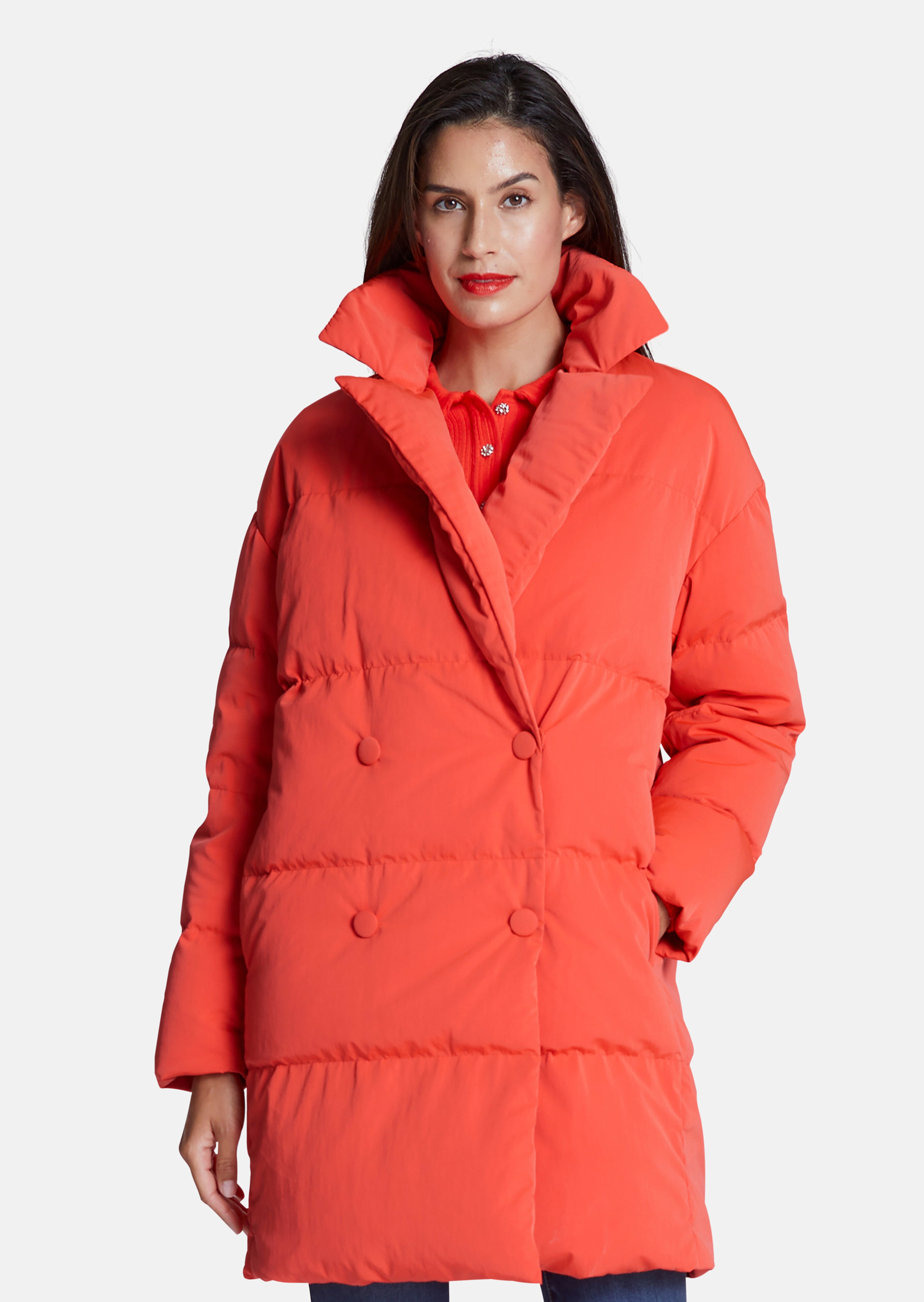 Daunenjacke im Oversize-Stil