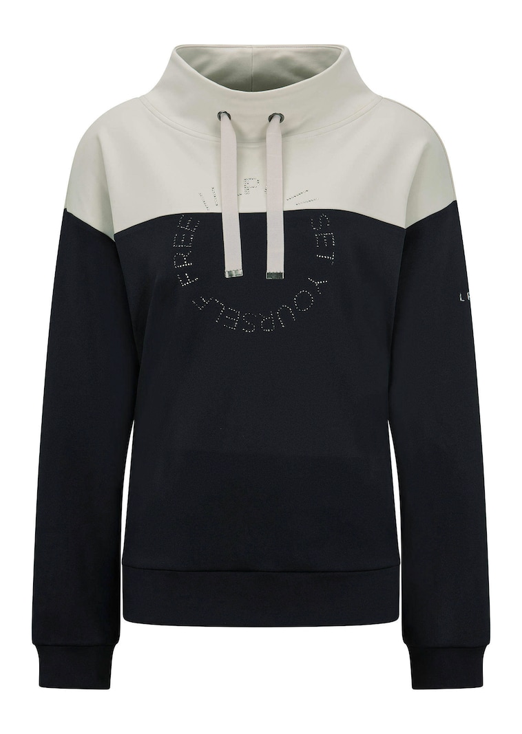 Colour-blocking sweatshirt van functionele stof