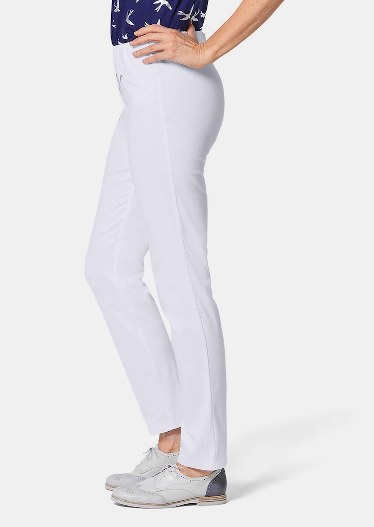 Pantalon hyper LOUISA extensible avec poches zippées 3