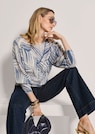 Kaschmirpullover mit Blätterprint thumbnail 4