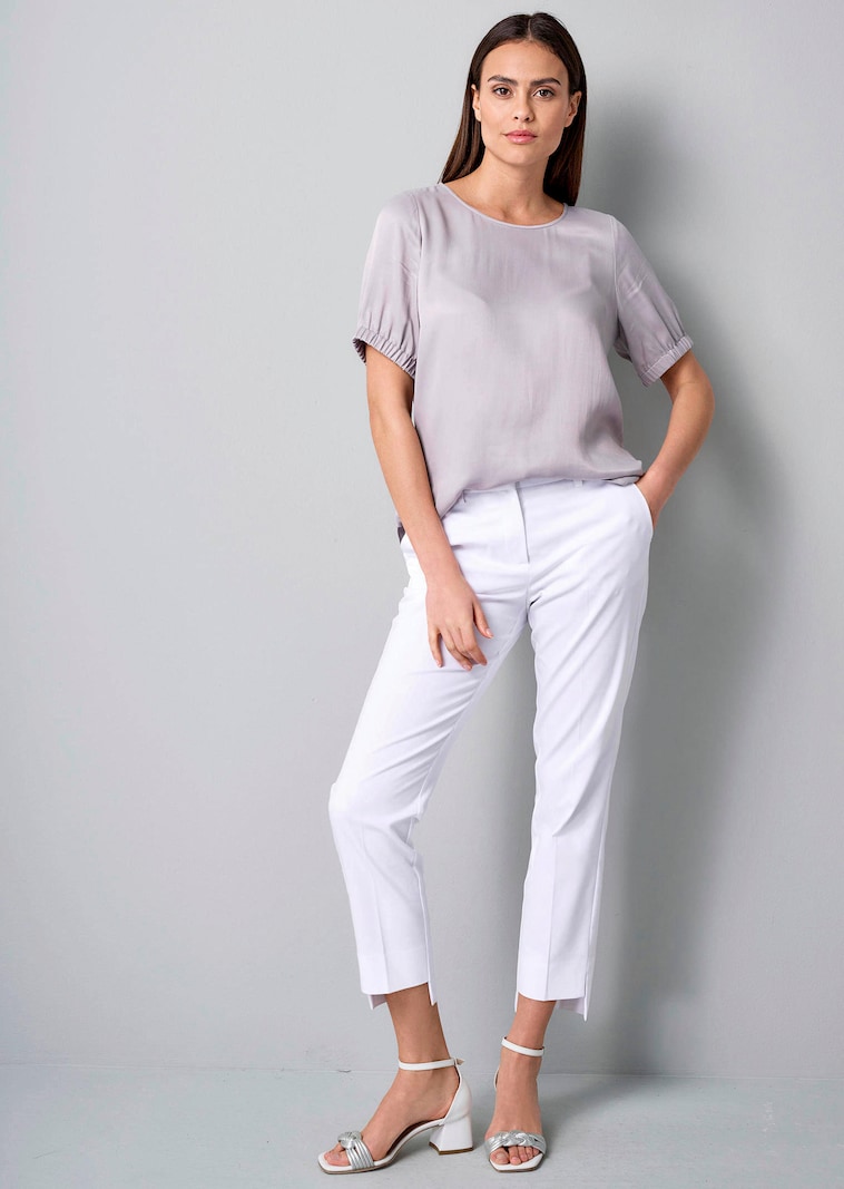 Pullover mit metallischem Garn