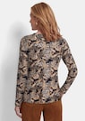 Jersey-Shirt mit Paisley-Print und Hahnentritt thumbnail 3