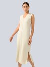 Strickkleid ärmellos mit V Ausschnitt thumbnail 4