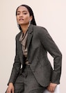 Klassischer Nadelstreifen-Blazer mit Wolle thumbnail 7