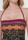 Bandeau-Badeanzug mit Bordürenprint thumbnail 5