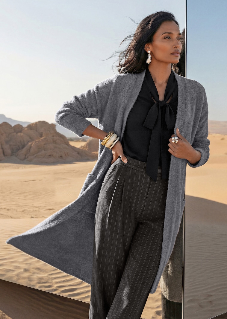 Manteau en maille
