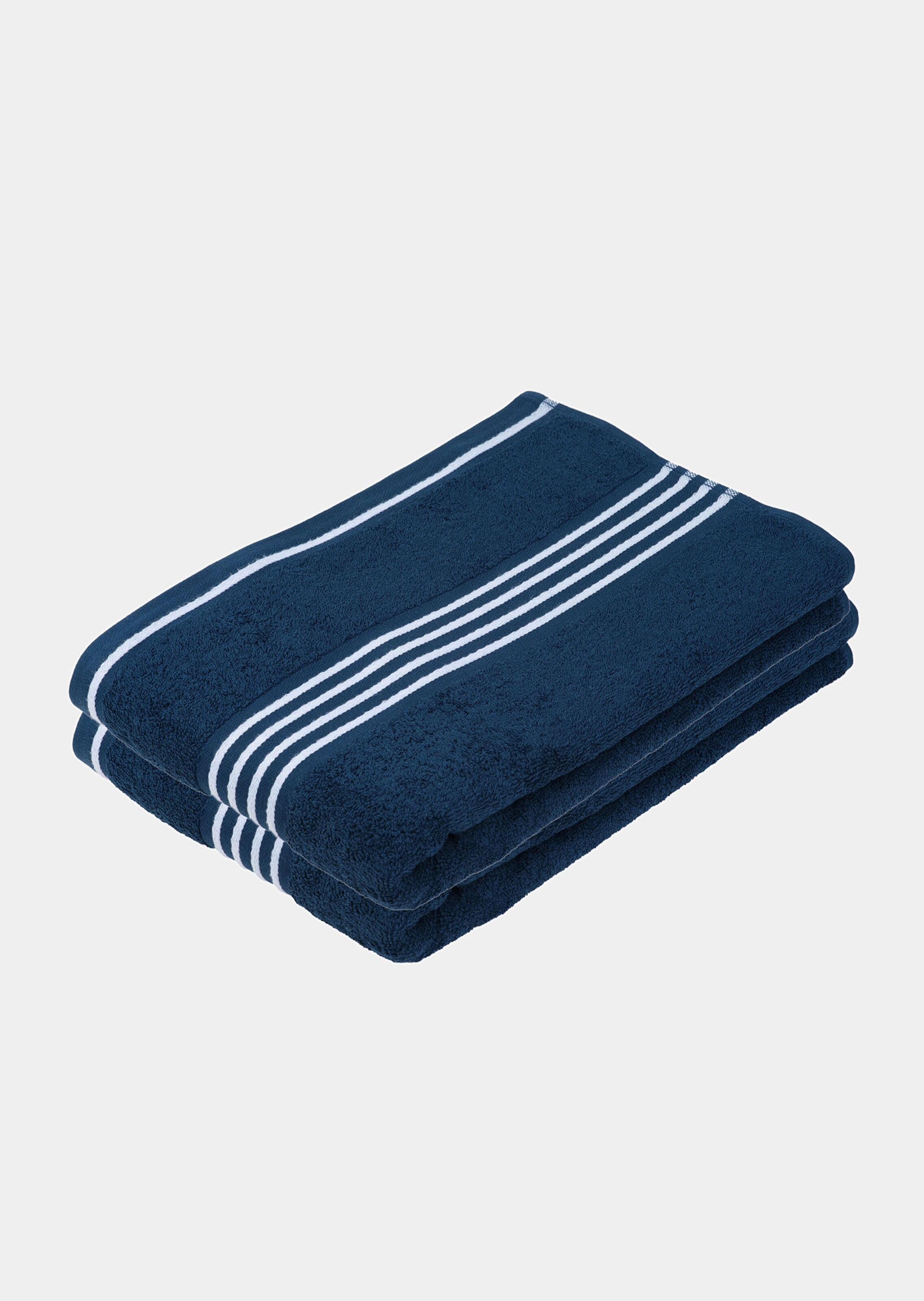 Série de linge en tissu éponge - marine - Gr. 4x 50 x 100 cm de Goldner Fashion