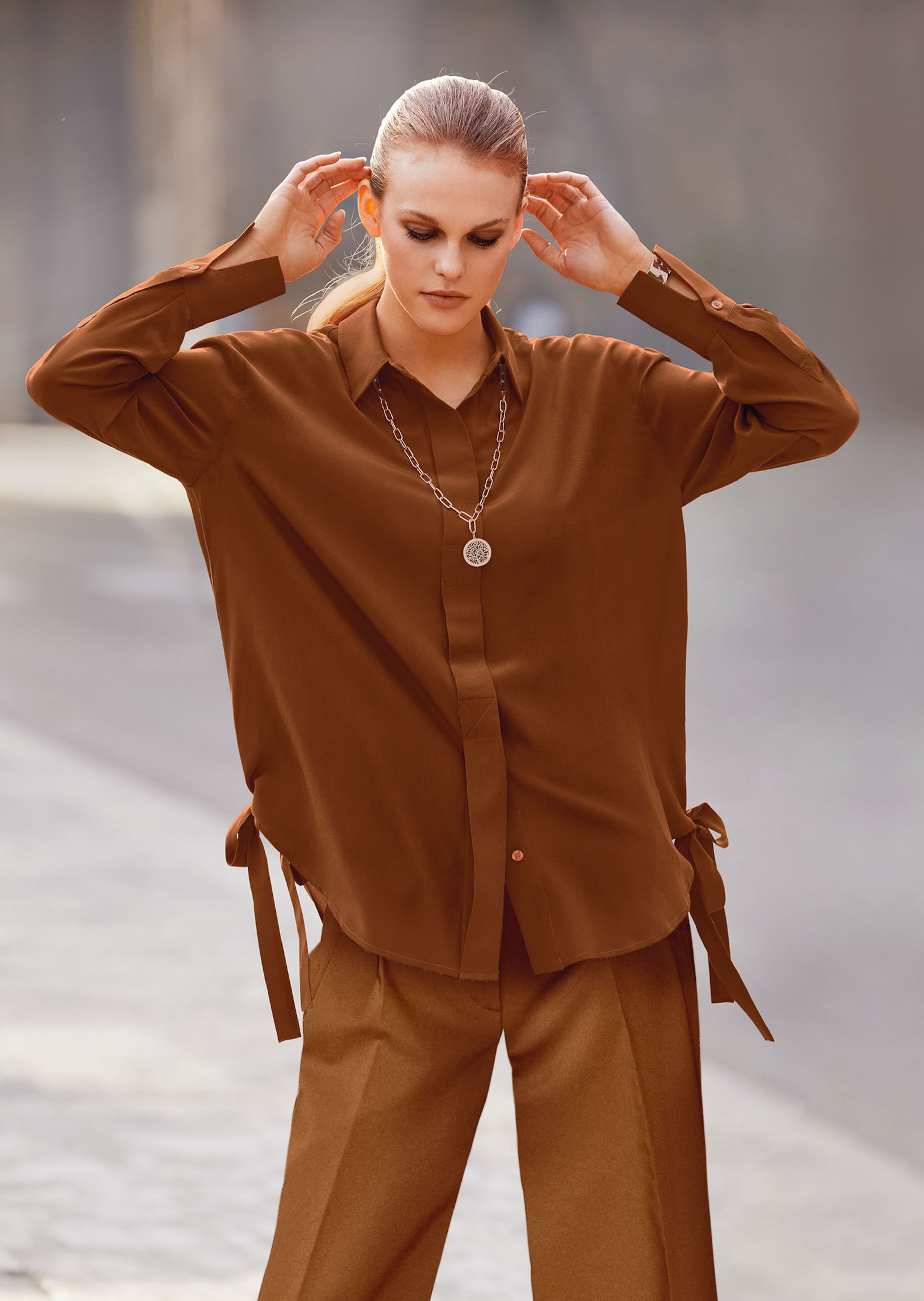 Blouse. Zuiver zijde