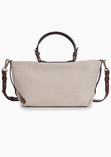 Shopper aus Leder und Textil thumbnail 5