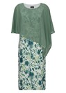 Blumenkleid mit Chiffon-Überwurf thumbnail 6