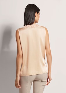 Stretch silk camisole top thumbnail 3