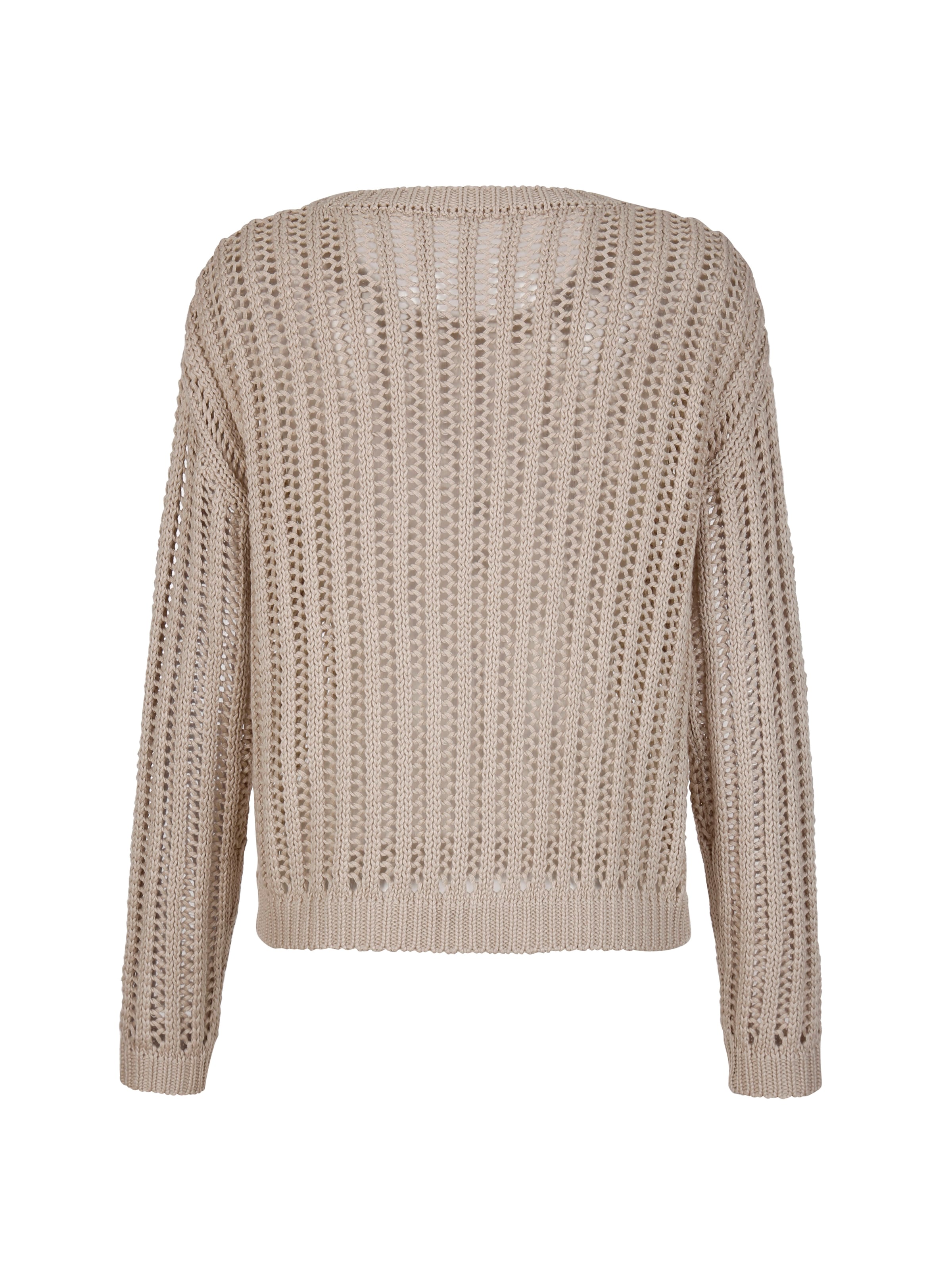 Pullover mit Lochstrickmuster